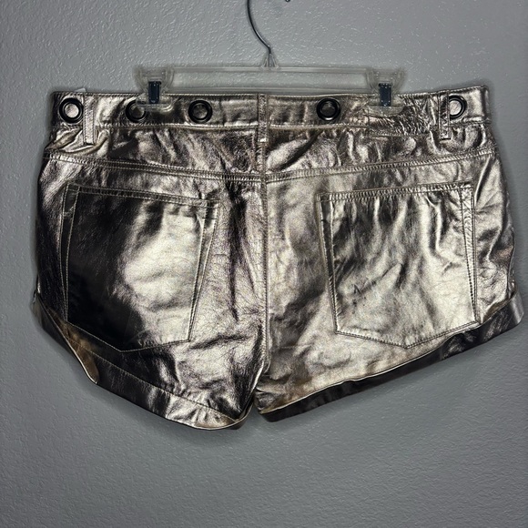 NWT One Teaspoon Heartbreak Hotel Leather Bandit Shorts - Picture 7 of 8